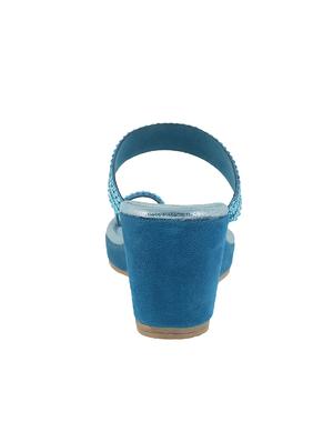 blue one toe wedge - 14423104 - Standard Image - 3