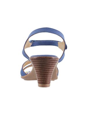 blue ankle strap sandal - 14423116 - Standard Image - 3