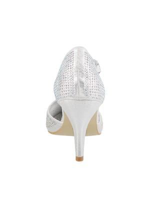 silver ankle strap sandal - 14423174 - Standard Image - 3