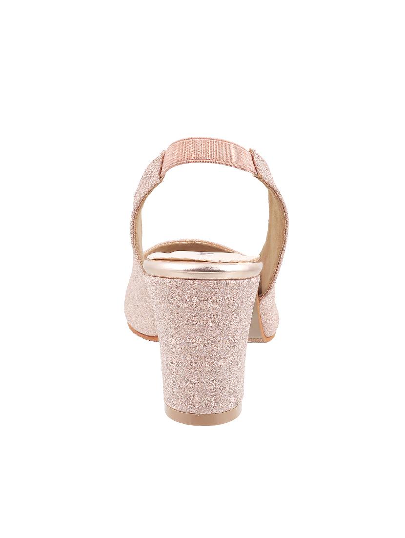 pink sheet back strap sandals - 14423257 - Zoom Image - 3