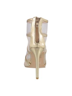 gold closed back sandal - 14423269 - Standard Image - 3