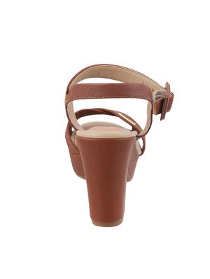 tan ankle strap sandal - 14423277 - Standard Image - 3