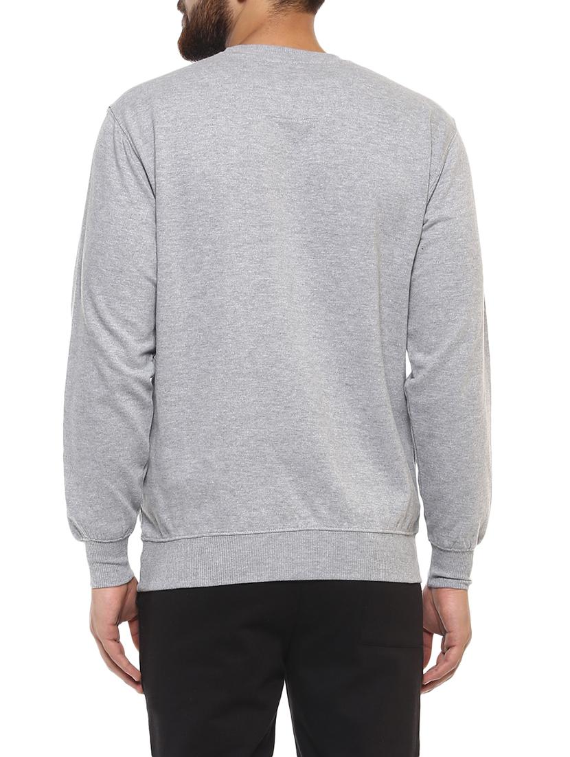 grey fleece sweatshirt - 14423586 - Zoom Image - 3
