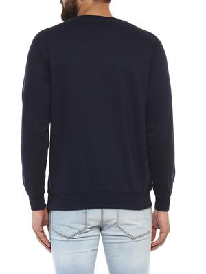 navy blue fleece sweatshirt - 14423592 - Standard Image - 3