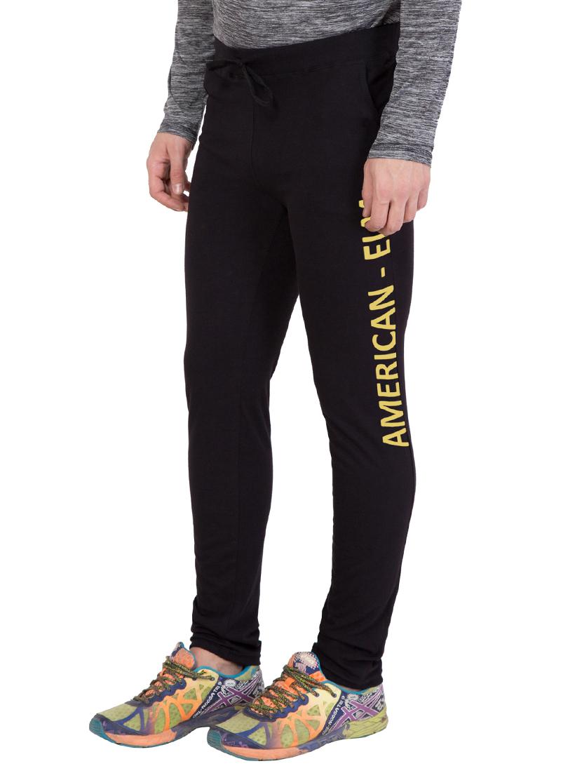 black cotton track pant - 14424788 - Zoom Image - 3