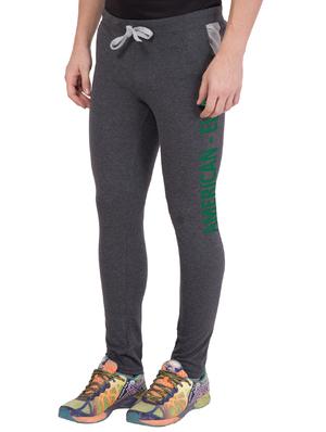 grey cotton track pant - 14424815 - Standard Image - 3