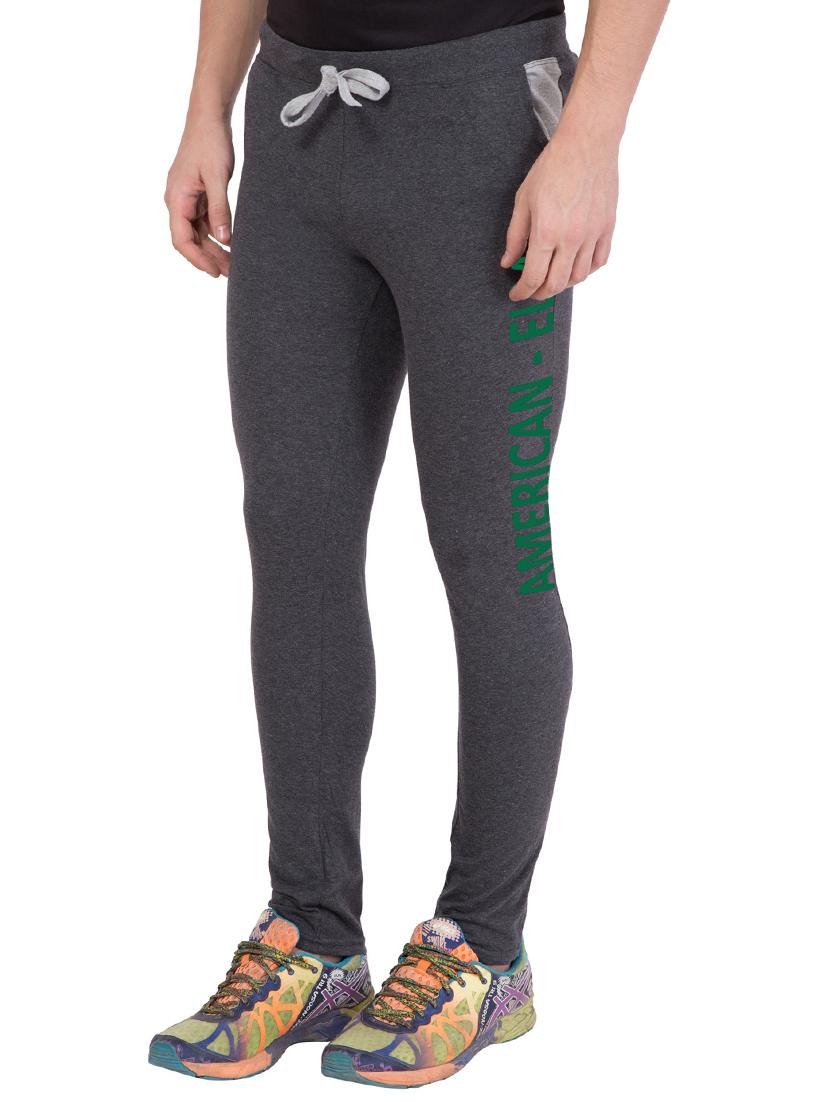 grey cotton track pant - 14424815 - Zoom Image - 3