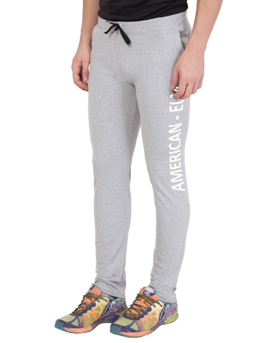 grey cotton track pant - 14424819 - Zoom Image - 3