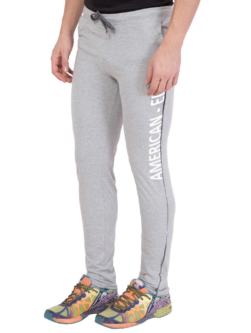 grey cotton track pant - 14424826 - Zoom Image - 3