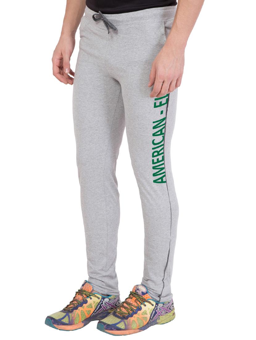 grey cotton track pant - 14424829 - Zoom Image - 3