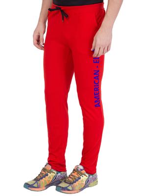 red cotton track pant - 14424832 - Standard Image - 3