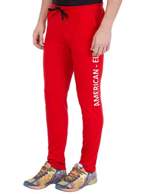 red cotton track pant - 14424833 - Standard Image - 3