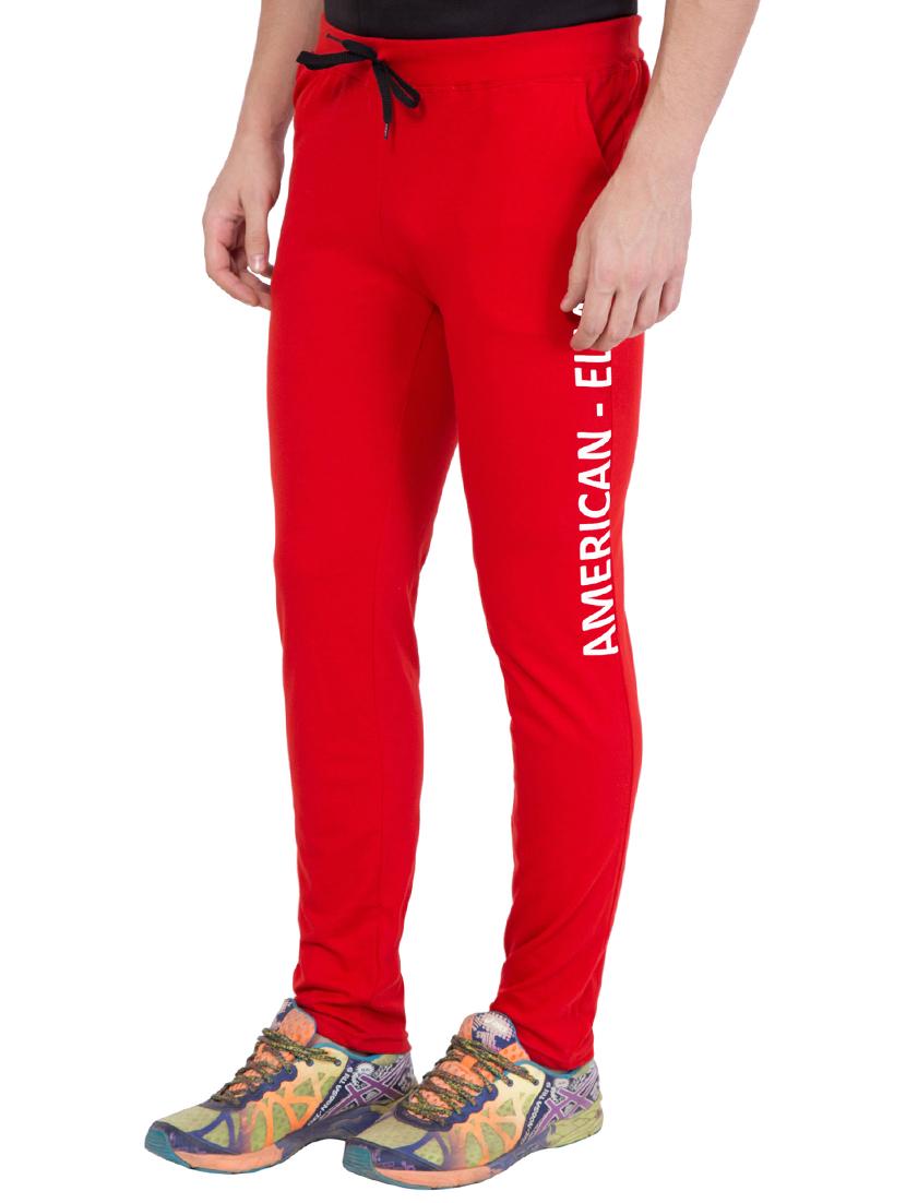 red cotton track pant - 14424833 - Zoom Image - 3