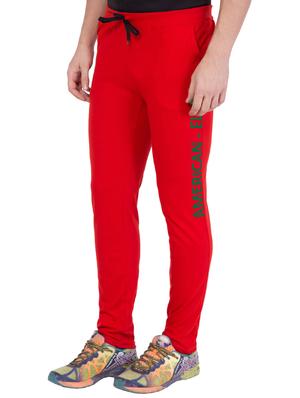 red cotton track pant - 14424837 - Standard Image - 3