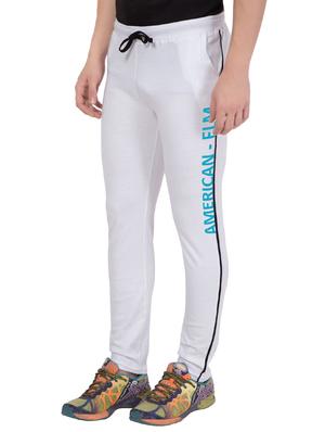 white cotton track pant - 14424846 - Standard Image - 3