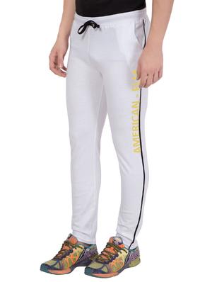 white cotton track pant - 14424847 - Standard Image - 3