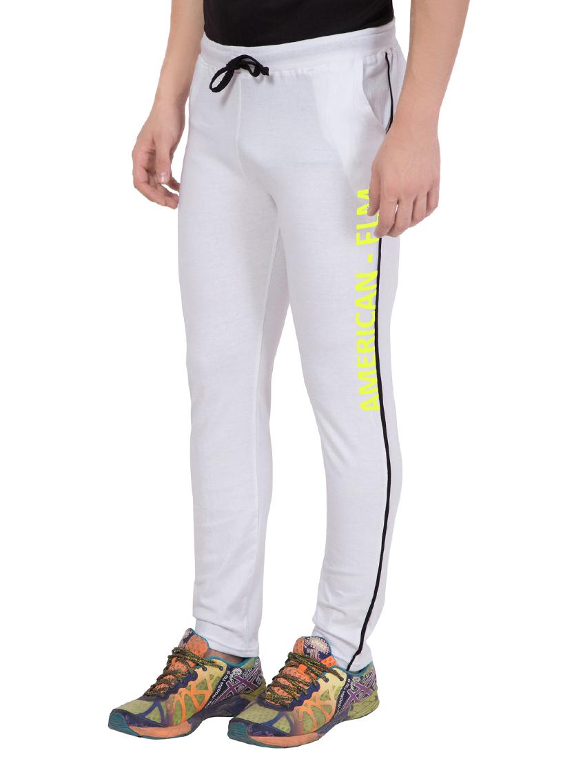 white cotton track pant - 14424850 - Zoom Image - 3