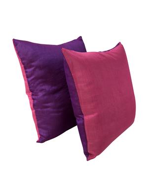 Poly Silk Set Of 2 Rajasthani Traditional Cushion Cover By Rajrang - 14425476 - Standard Image - 3