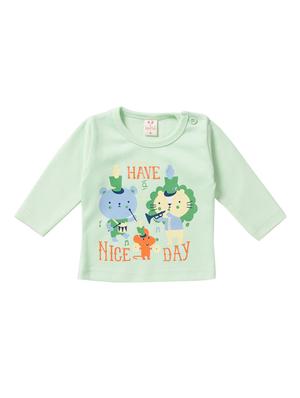 green cotton nightwear set - 14425979 - Standard Image - 3