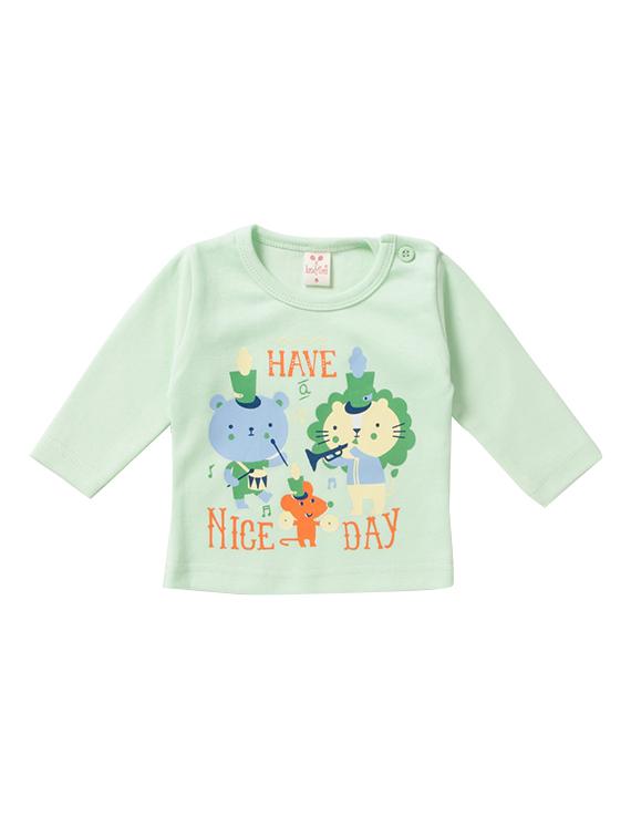 green cotton nightwear set - 14425979 - Zoom Image - 3