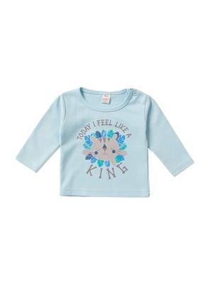 blue cotton nightwear set - 14425989 - Standard Image - 3