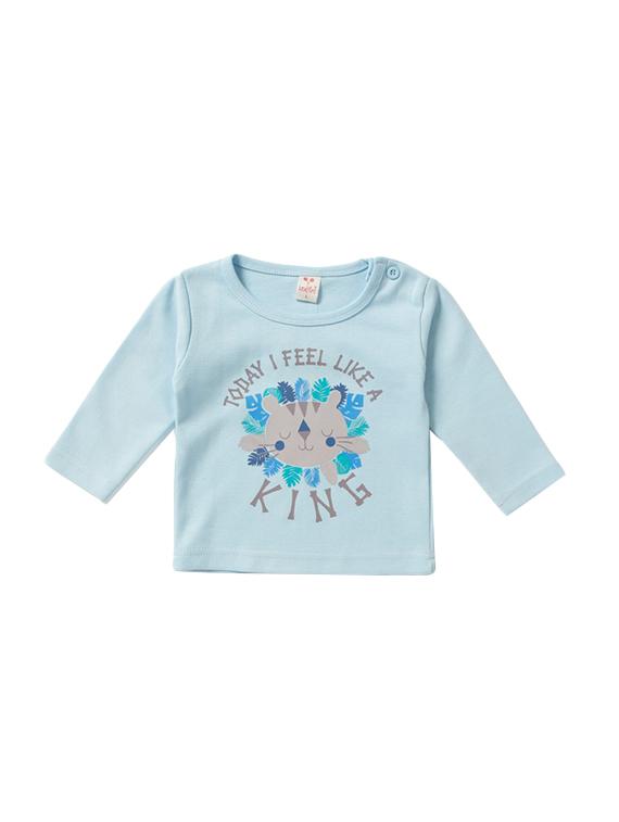blue cotton nightwear set - 14425989 - Zoom Image - 3