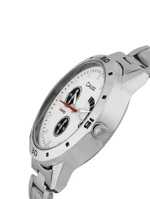 Crude combo of 2 Stainless Steel men's watch-rg742 with white & Blue Dial - 14427055 - Standard Image - 3