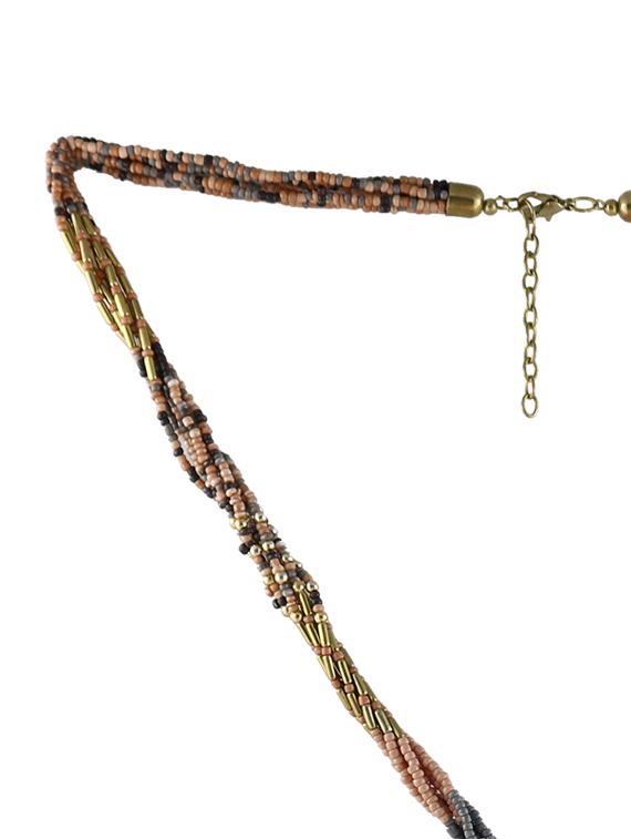 multi metal long necklace - 14429228 - Zoom Image - 3