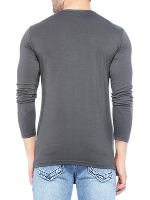 grey cotton t-shirt - 14430714 - Standard Image - 3