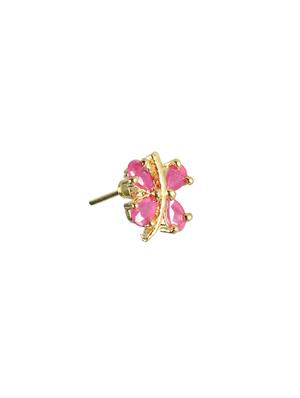 pink brass pendant - 14432260 - Standard Image - 3