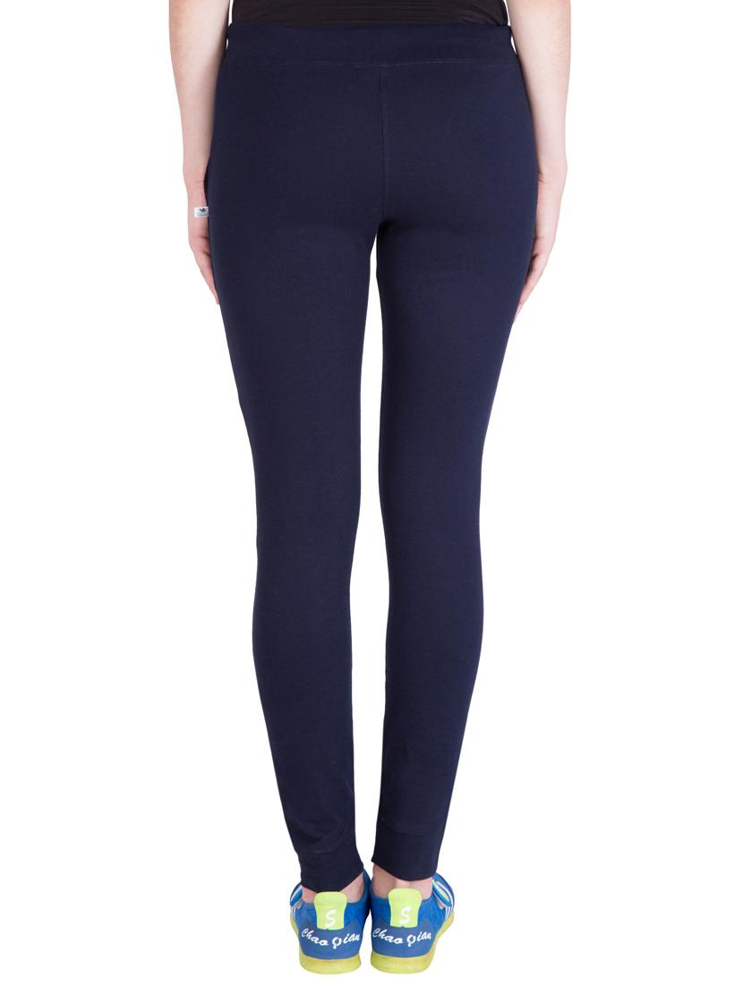 navy blue cotton track pants - 14432445 - Zoom Image - 3