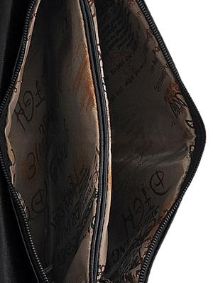 black leatherette sling bag - 14432488 - Standard Image - 3