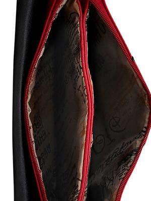 maroon leatherette sling bag - 14432622 - Standard Image - 3