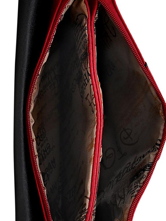 maroon leatherette sling bag - 14432622 - Zoom Image - 3