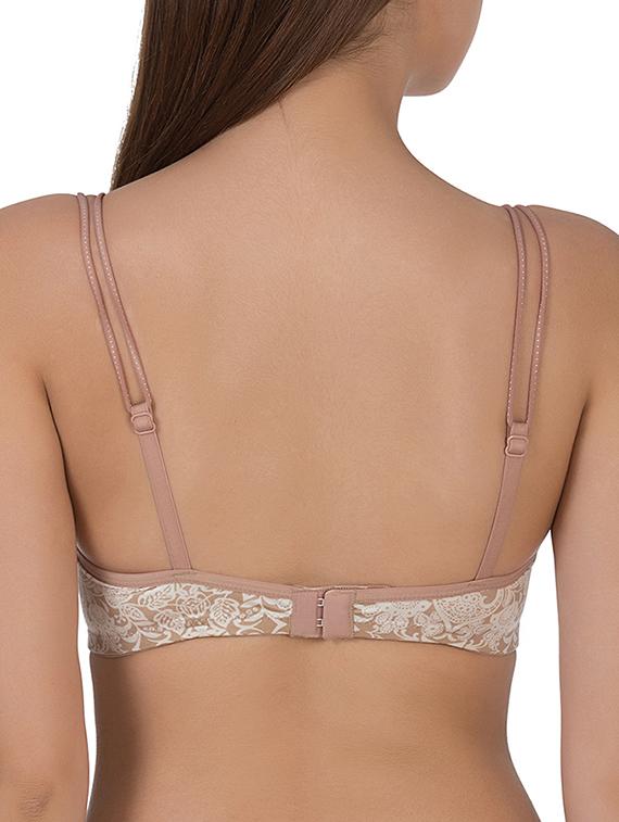 brown polyamide tshirt bra - 14432798 - Zoom Image - 3