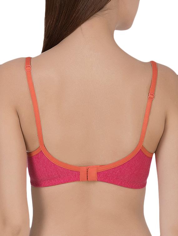 pink cotton bra - 14432807 - Zoom Image - 3