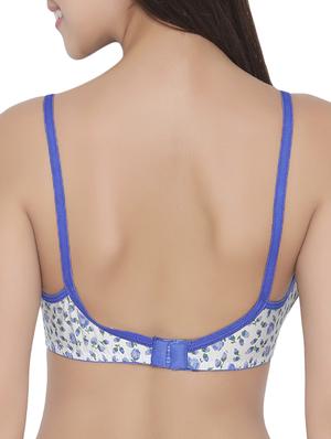 blue cotton bra - 14432816 - Standard Image - 3