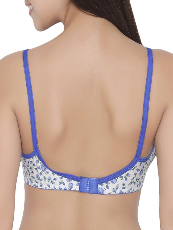blue cotton bra - 14432816 - Zoom Image - 3