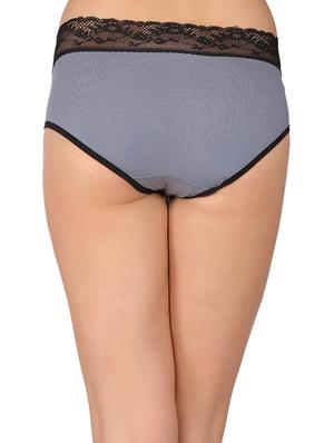 grey cotton hipster panty - 14432831 - Standard Image - 3