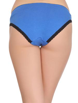 blue cotton bikini panty - 14432838 - Standard Image - 3