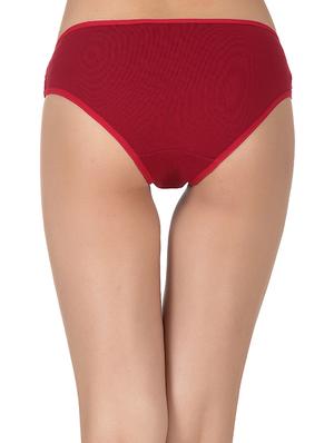 red cotton bikini panty - 14432861 - Standard Image - 3