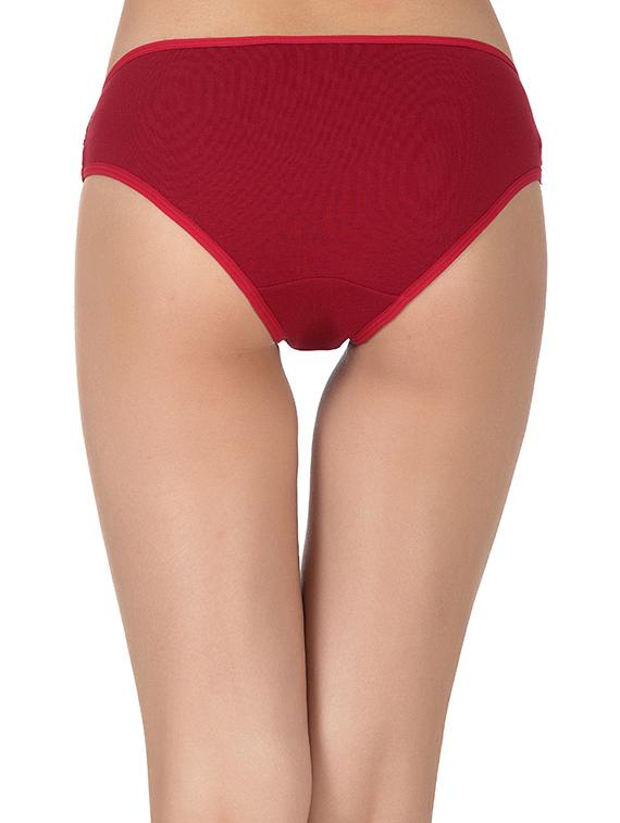 red cotton bikini panty - 14432861 - Zoom Image - 3