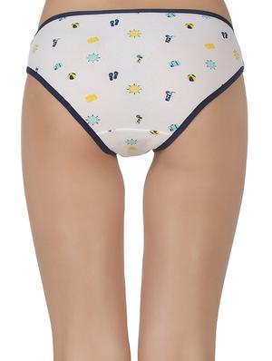 white cotton bikini panty - 14432887 - Standard Image - 3