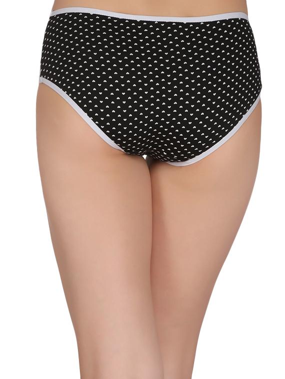 black cotton hipster panty - 14432907 - Zoom Image - 3
