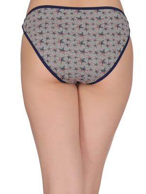 grey cotton bikini panty - 14432920 - Standard Image - 3