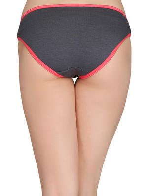 grey cotton bikini panty - 14432925 - Standard Image - 3