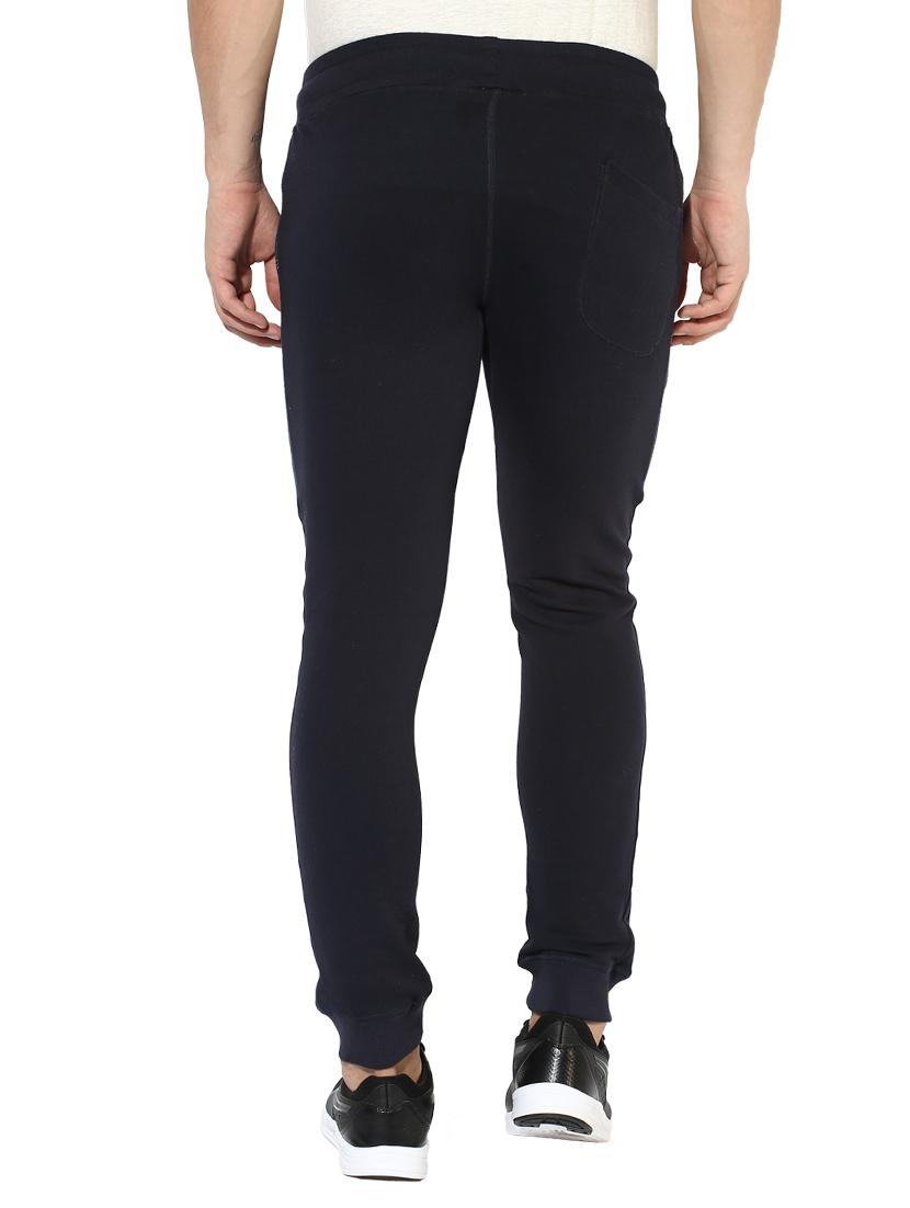 dark blue cotton joggers - 14433183 - Zoom Image - 3