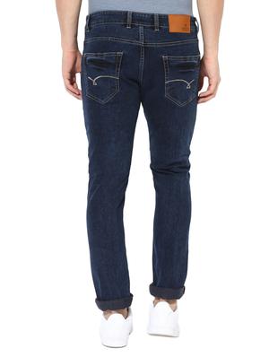 blue cotton blend biker jeans - 14433209 - Standard Image - 3