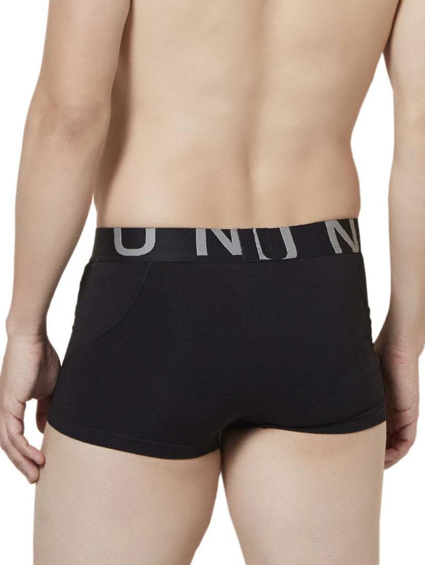 black and grey cotton trunks - 14434511 - Zoom Image - 3