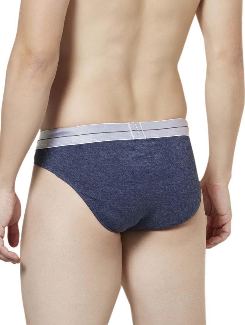 white and blue cotton brief - 14434514 - Zoom Image - 3